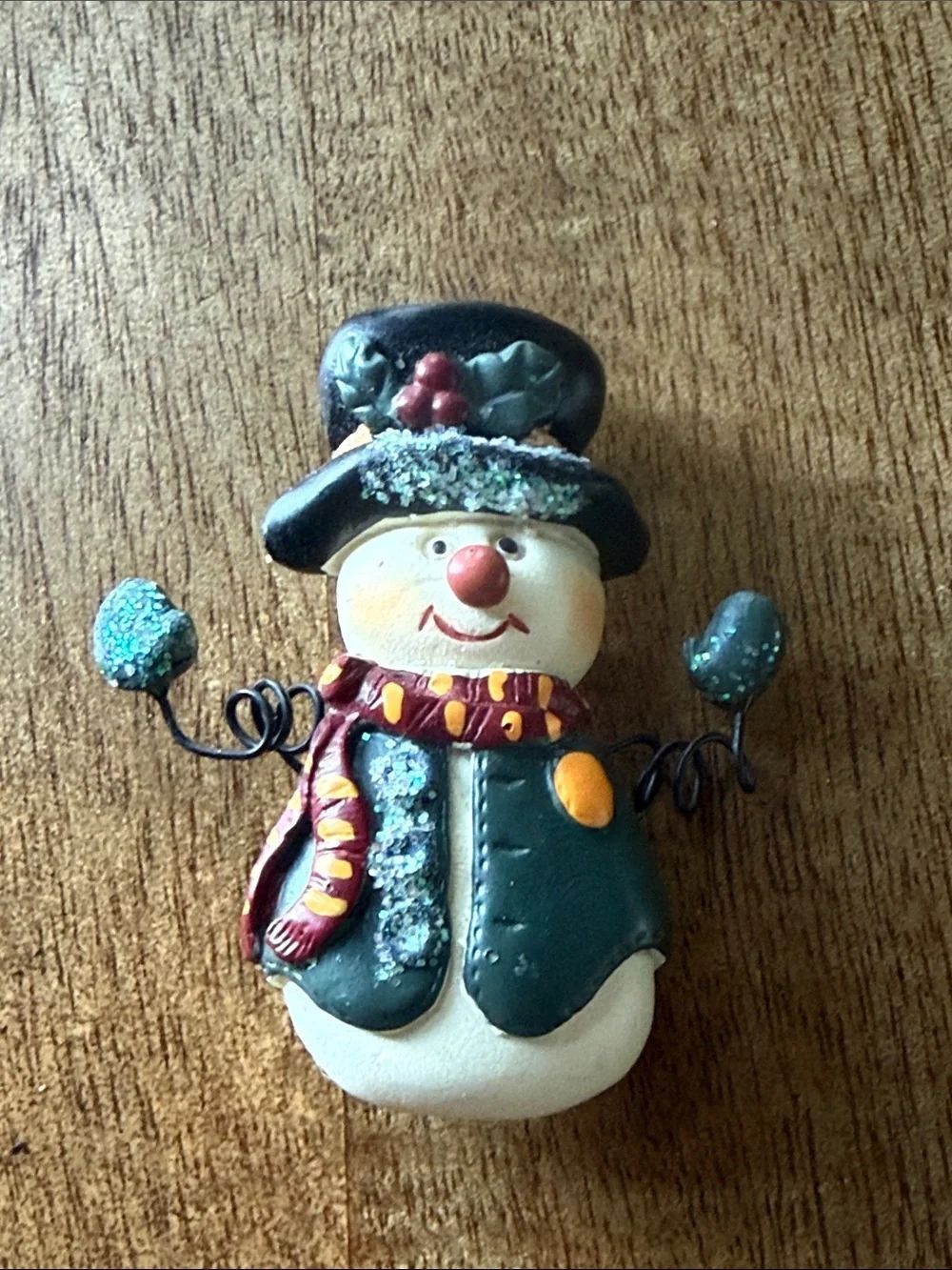 Snowman Holiday Brooch! - Picture 4 of 4